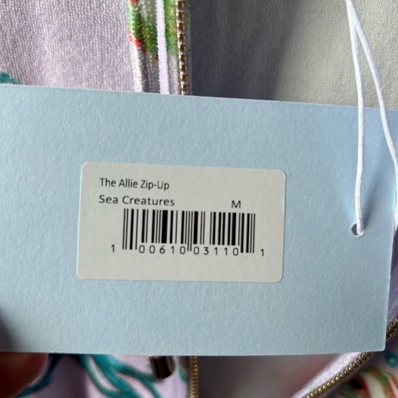 NWT Hill House The Allie Zip Up Hoodie Jacket Sea
Creatures Terry Purple M - Picture 5 of 6